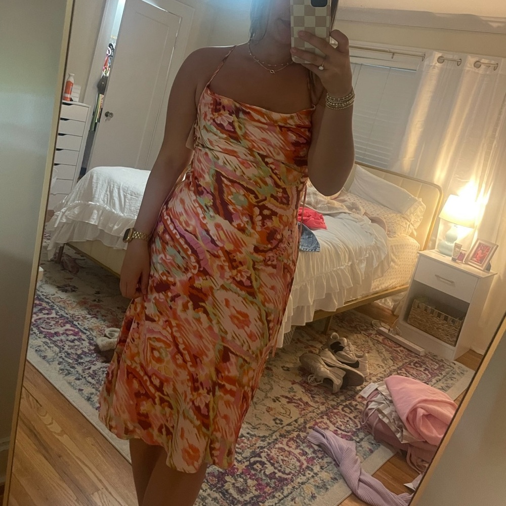 Pink Lily Midi dress